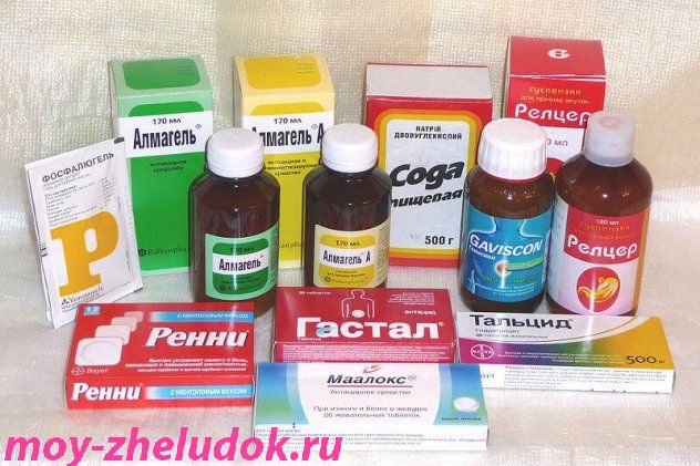 Лекарства от боли в желудке